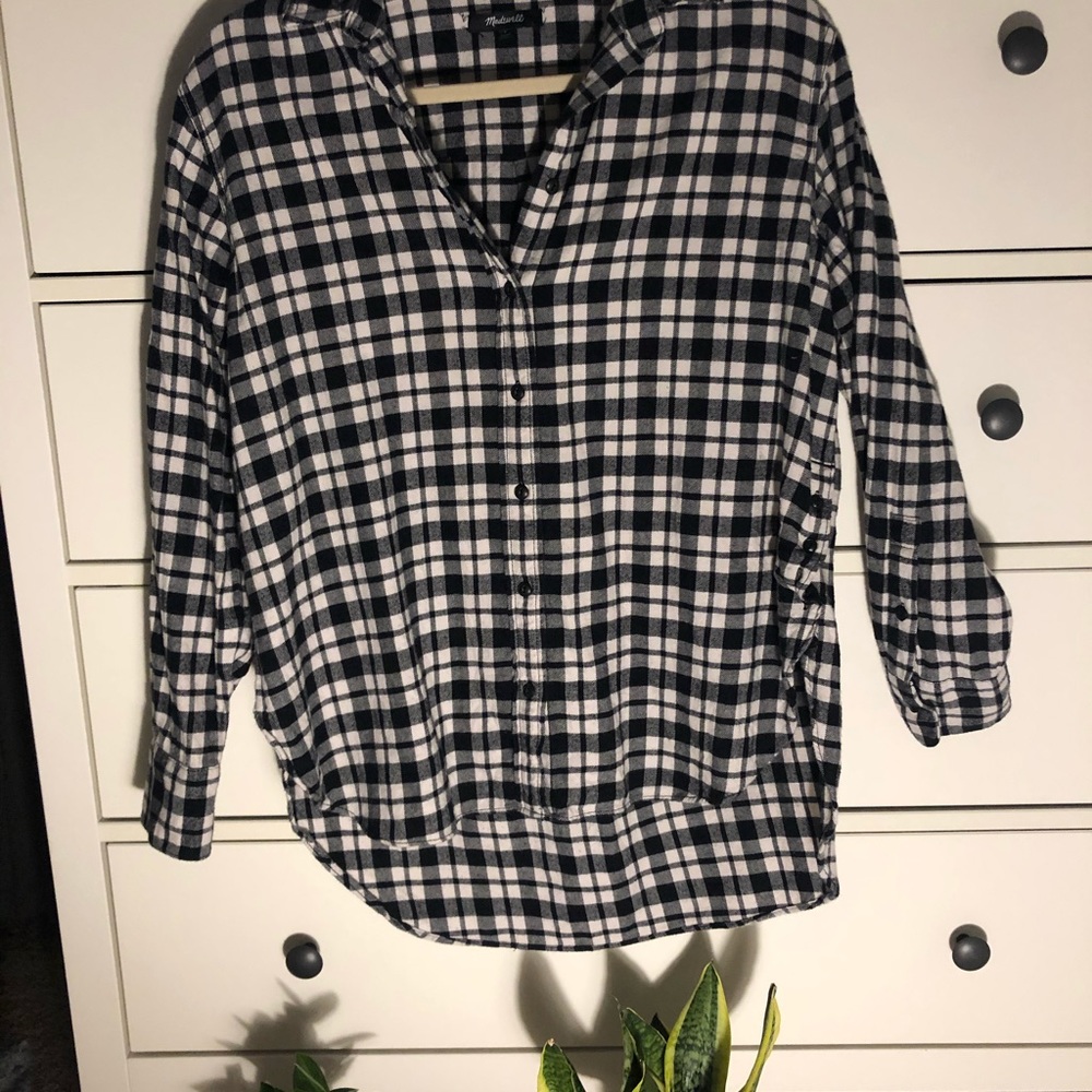 Madewell Side Button Flannel - image 2